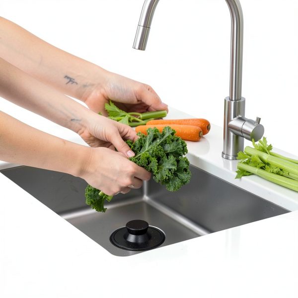 Kitchen Sink Stopper Fevbcnrj 2 Pack Durable Plastic Drain Plug Black-6