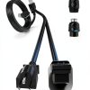 VHBW EZ Connect Power Cord for InSinkErator Garbage Disposal, 4FT Plug-in Cable Compatible with EZ Connect Power & Advanced Series Continuous Feed Models, Works with Air Switch Kit (CRD-EZ)-2