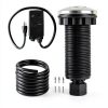 VEVOR Garbage Disposal Air Switch Kit, Dual Outlet Sink Top Air Switch for Food Waste Disposal, 3.5-inch Long Brushed Silver Stainless Steel ON/OFF Air Button for Granite, Marble, Quartz Countertops-6