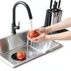 2 Pack 3 3/8" Garbage Disposal Splash Guards, Sink Baffle QCB-AM Replacement for InSinkErator Evolution Series, Quiet Collar Drain Plug, Easy Install Removable Garbage Disposer Accessory, Black Rubber-3