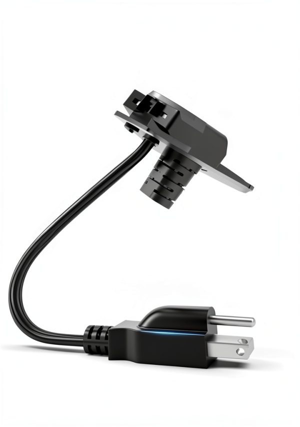 VHBW EZ Connect Power Cord for InSinkErator Garbage Disposal, 4FT Plug-in Cable Compatible with EZ Connect Power & Advanced Series Continuous Feed Models, Works with Air Switch Kit (CRD-EZ)-1