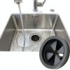 Garbage Disposal Splash Guard 2 Pack 3 1/8 inch Rubber Black Ullnosoo-2