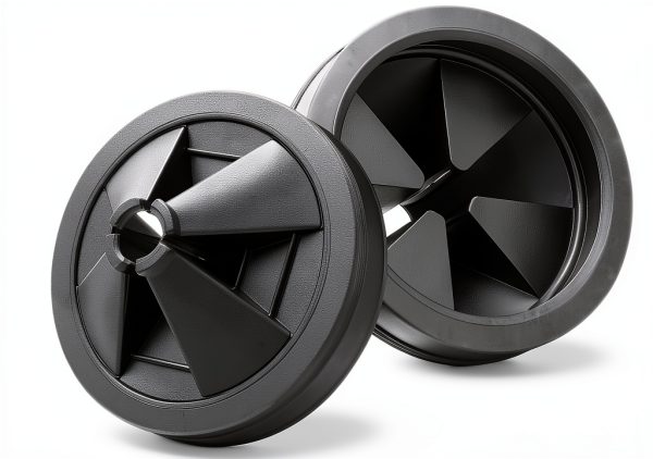 Garbage Disposal Splash Guard 2 Pack 3 1/8 inch Rubber Black Ullnosoo-0