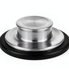Kitchen Sink Stopper 2 Pack Stainless Steel Plug Fits 3 1/2 Inch Drain-1
