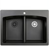 Karran Quartz QDFWH 3-1/2 in. Kitchen Sink Decorative Disposal Flange in White-1