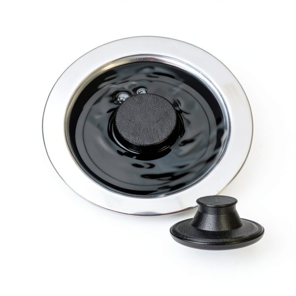 Kitchen Sink Stopper Fevbcnrj 2 Pack Durable Plastic Drain Plug Black-4
