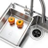 Garbage Disposal Splash Guards, 3 3/8" Kitchen Sink Splash Guard, QCB-AM Garbage Disposal Stopper Fit for in.SinkErator Evolution Series, Rubber Kitchen Sink Drain Cover(2 Pack)-4