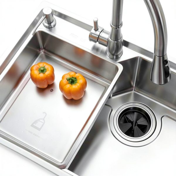 Garbage Disposal Splash Guards, 3 3/8" Kitchen Sink Splash Guard, QCB-AM Garbage Disposal Stopper Fit for in.SinkErator Evolution Series, Rubber Kitchen Sink Drain Cover(2 Pack)-4