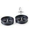 Garbage Disposal Splash Guards, 3 3/8" Kitchen Sink Splash Guard, QCB-AM Garbage Disposal Stopper Fit for in.SinkErator Evolution Series, Rubber Kitchen Sink Drain Cover(2 Pack)-1