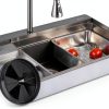 Garbage Disposal Splash Guards, 3 3/8" Kitchen Sink Splash Guard, QCB-AM Garbage Disposal Stopper Fit for in.SinkErator Evolution Series, Rubber Kitchen Sink Drain Cover(2 Pack)-2