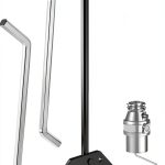 Garbage Disposal Wrench, Garbage Disposer Unjamming Wrench with 2 PCS Garbage Disposal Allen Wrench Tool, Designed to dislodge jams or clutter from above the sink -Black-0